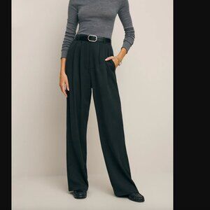 Reformation Mason Pant in Black size 2